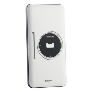 Аккумулятор внешний универсальный Baseus Simbo Smart (USB: 5V-2.1A, Type-C: 5V-2.4A) (PPALL-AQB02) 10000 mAh Белый