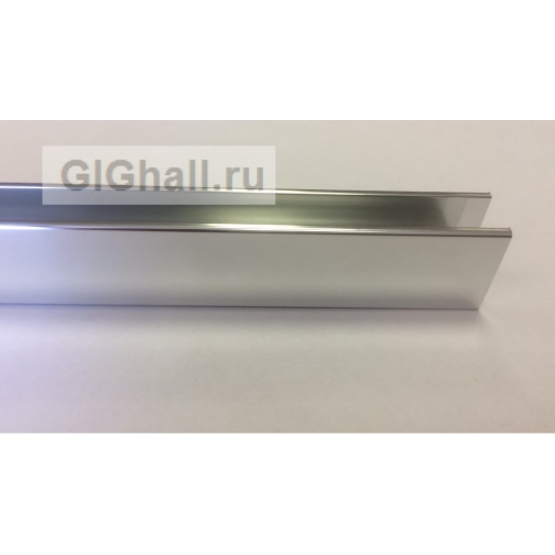 П-образный алюминиевый профиль для стекла 8 мм, полированный 37013446 3
