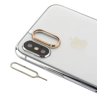 Защитное кольцо камеры Aluminium & игла для извлечения сим-держателя COTEetCI (GS8105-CE) для iPhone XS/ X Золотистый