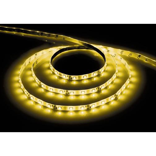 Cветодиодная LED лента Feron LS604, 60SMD(2835)/м 4.8Вт/м 5м IP65 12V желтый 38101393
