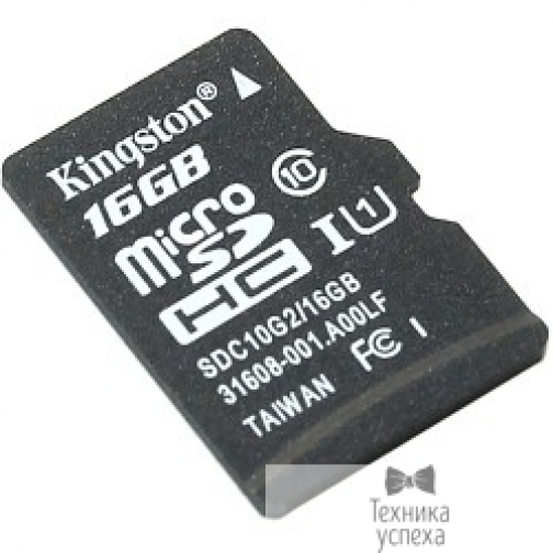 Kingston Micro SecureDigital 16Gb Kingston SDC10G2/16GBSP MicroSDHC Class 10 7247388