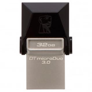 Флеш-память Kingston microDuo 3C, 32Gb, USB 3.1, Type-C, сере,DTDUO3C/32GB