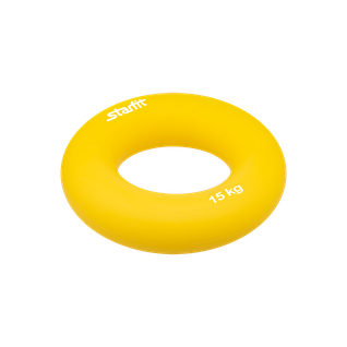 Эспандер кистевой Starfit Es-404 "кольцо", диаметр 8,8 см, 15 кг, жёлтый