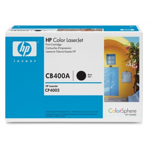 Оригинальный картридж HP CB400A для HP Сolor LJ CP4005 (чёрный, 7500 стр.) 834-01 Hewlett-Packard 852501 1