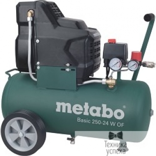 Metabo Metabo 250-24 W OF Компрессор 601532000 безмасл.1.5кВт,24л, вес 24кг