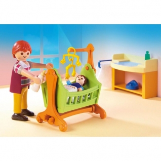 Конструктор Playmobil Кукольный дом: Детская комната с люлькой