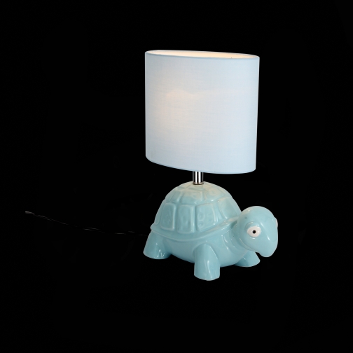 Настольная лампа St Luce Голубой, Хром/Голубой E27 1*60W (из 2-х коробок) 37396555 2