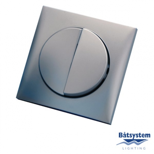 Batsystem Выключатель двухклавишный Batsystem Berker BE5850-2MS 60 x 60 мм серебристый 9213954