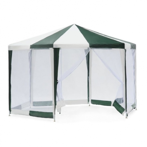 Тент шатер садовый с москитной сеткой Green Glade 1001, прямой карниз, от солнца ... 1388545