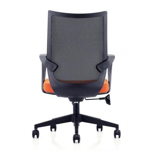 Кресло офисное Спэйс LB/черный пластик/черная сетка/оранжевая ткань NORDEN Chairs 42859330 3