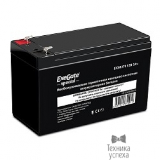 EXEGATE Exegate ES252436RUS Аккумуляторная батарея Exegate Special EXS1270, 12В 7Ач, клеммы F1