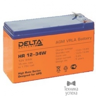 Delta Delta HR 12-34W (9 А\ч, 12В) свинцово- кислотный аккумулятор
