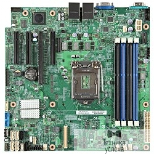 Intel Серверная материнская плата INTEL S1200V3RPS, C222, LGA1150 E3-1200 v4 Family, uATX, Rack or Pedestal (DBS1200V3RPS) Rainbow Pass 2744561