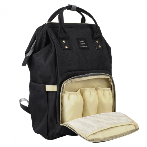 Сумка-рюкзак для мам с креплением и USB черная no name 37697952 4