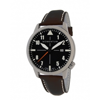 Часы Momentum Fieldwalker Automatic (сапфировое стекло, кожа) Momentum by St. Moritz Watch Corp