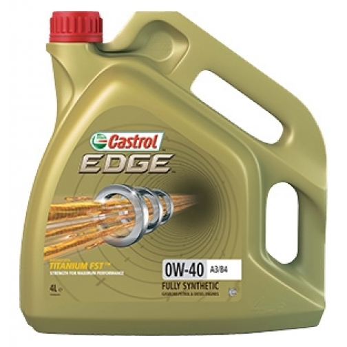 Моторное масло CASTROL EDGE Titanium 0W40 A3/B4 синтетическое 4 литра 5927003