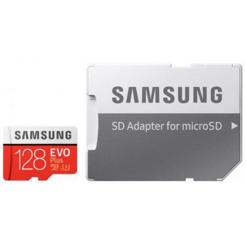 128GB Samsung EVO Plus microSDXC Class 10 UHS-I U3 + SD adapter Smartbuy 8944479 2