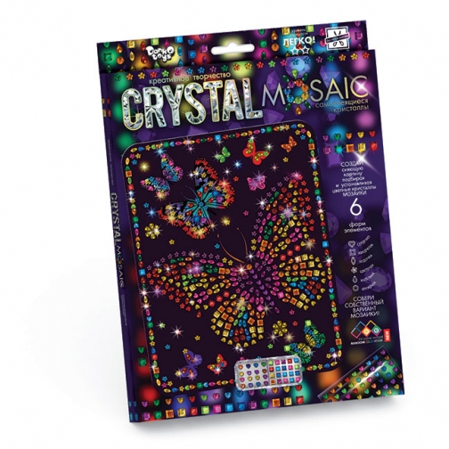 Набор для творчества Crystal Mosaic - Бабочки Данко Тойс / Danko Toys 37730678