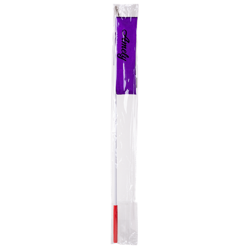 Лента для художественной гимнастики Amely Agr-201 4м, с палочкой 46 см, фиолетовый 42219467 2