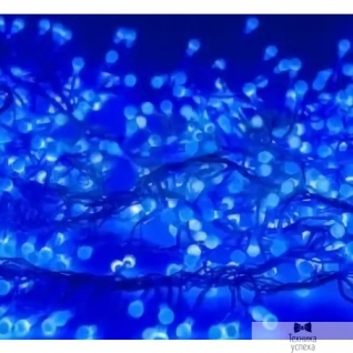 Neon-night Гирлянда "Мишура LED" 3 м прозрачный ПВХ, 288 диодов, цвет синий 303-603