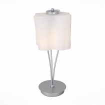 Настольная лампа St Luce Серебристый/Белый E27 1*60W