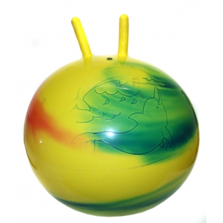 Гимнастический мяч с рожками, 55 см Польская пластмасса