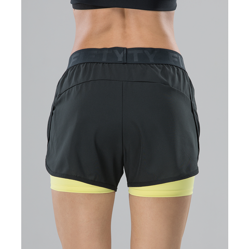 Женские спортивные шорты Fifty Intense Pro Fa-ws-0103, черный/желтый размер XS 42403003 4