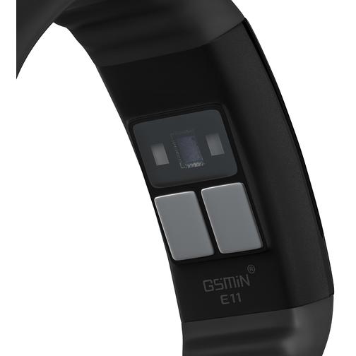 Фитнес браслет GSMIN E11 (2020) с измерением давления, пульса и ЭКГ (Черный) 42675733 2