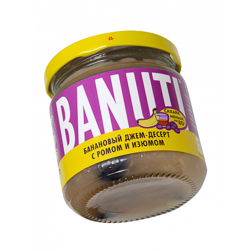 BANUTI Банановый джем-десерт Banuti с ромом и изюмом 38096756 1