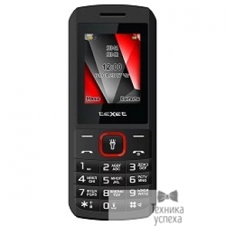 Texet TEXET 127-TM Мобильный телефон цвет черный-красный