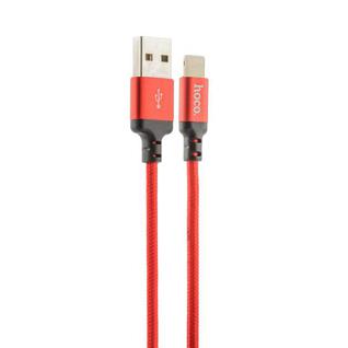 USB дата-кабель Hoco X14 Times speed Lightning (2.0 м) Красный