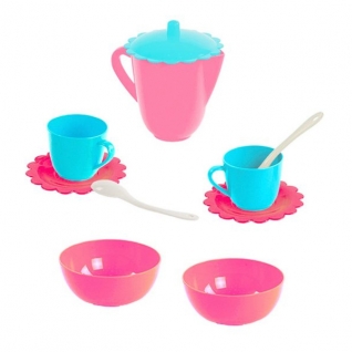 Чайный набор игрушечной посуды "Зайка", 10 предметов Mary Poppins