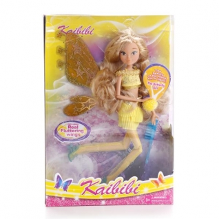 Кукла-фея Kaibibi в желтом наряде
