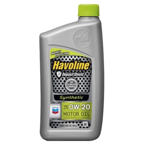 Моторное масло CHEVRON HAVOLINE SYNTHETIC Motor Oil 0W20 0.946 л 5920567