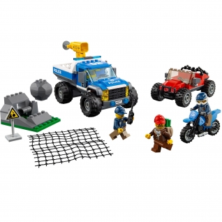 Конструктор Лего "Сити" - Погоня по грунтовой дороге LEGO