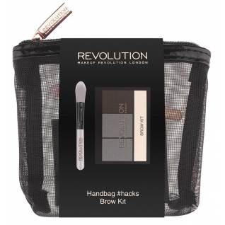 MAKEUP REVOLUTION - Набор для макияжа бровей Handbag # hacks Brow Kit