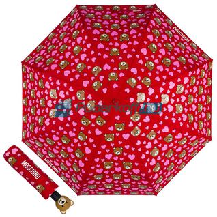 Зонт складной "Любовь Тэдди", красный