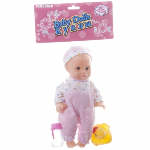 Пупс с поильником и утенком Baby Dolls, 21 см Shenzhen Toys 37720607 1