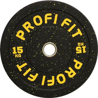 ProfiFit Диск для штанги ProfiFit HI-TEMP с цветными вкраплениями, D-51, 15 кг