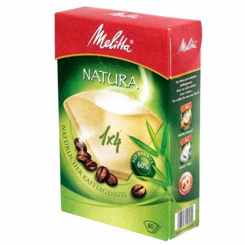 MELITTA Фильтры бумажные Melitta для заваривания кофе 1х4/80, натура 37688629