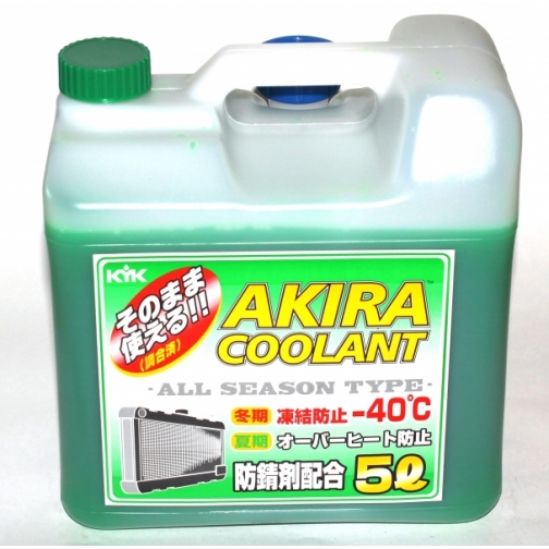 Антифриз AKIRA Coolant -40 зеленый / Антифриз всесезонный 20л 5922775