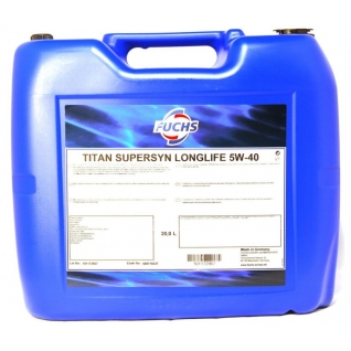 Моторное масло FUCHS TITAN SUPERSYN LONGLIFE 5W40 20л