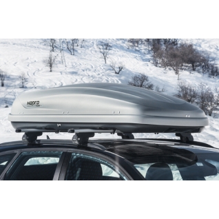 Бокс на крышу автомобиля Hapro Traxer 5.6 серый с текстурным покрытием Hapro