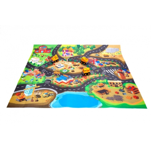 Развивающий коврик для детей «СТРОЙКА В ГОРОДЕ» BRADEX 6807359 2