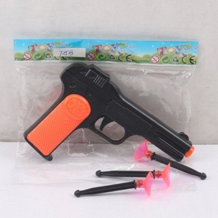 Игрушечный пистолет с 3 патронами на присосках Shenzhen Toys