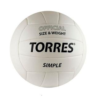 Мяч в/б Torres Simple V30105, р.5, синт.кожа