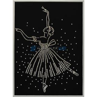 Картина "Танец Балерины" со стразами Swarovski