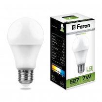 Светодиодная лампа Feron LB-91 (7W) 230V E27 4000K A60
