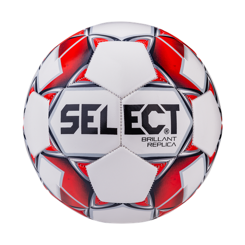 Мяч футбольный Select Brillant Replica №5 белый/красный/серый (5) 42221026 3