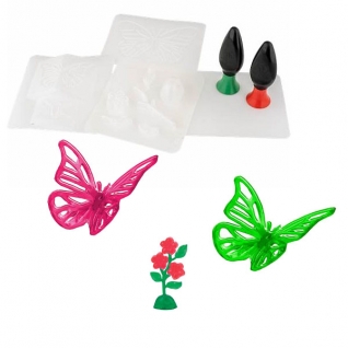 Набор для творчества 3D Magic 3D Magic 82001 Набор для создания объемных моделей - бабочка и цветок